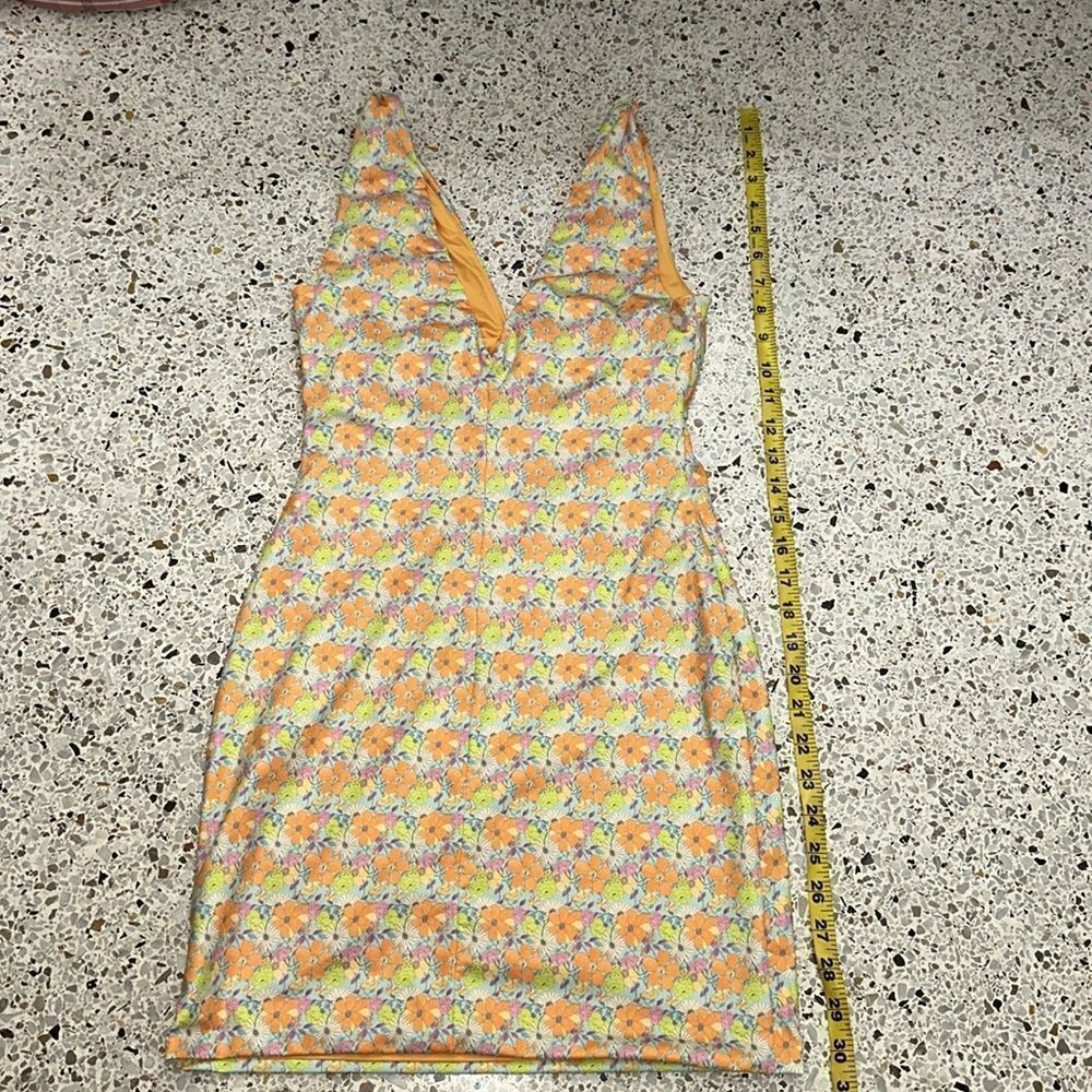 Love shack fancy Farida tangerine sky mini dress XS - Picture 7 of 7